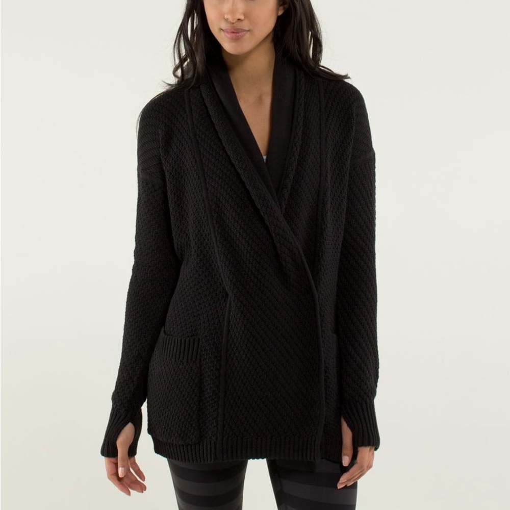 [US8]Lululemon Post Practice Cardigan